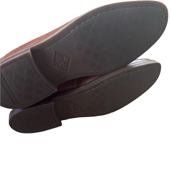SPERRY Gold Cup Penny Loafer Shoes Men’s Sz US 9.5 W Leather Brown STS19069 - Picture 5 of 7